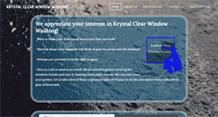 Desktop Screenshot of krystalclearwindowwashing.com