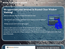 Tablet Screenshot of krystalclearwindowwashing.com